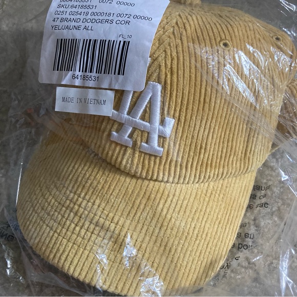 ‘47 MLB Los Angeles Dodgers Cord Baseball Hat, NWT - Picture 2 of 7
